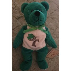 Holy Bear "Seamroy" from the 2000 Remembrance Series St Patrick Shamrock Ireland
